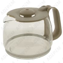 Jarra beige + tapa ss-200855