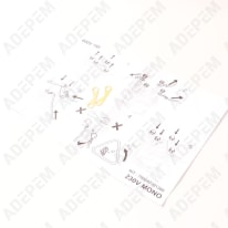 Sacchetto di 2 strisce + istruzioni, 023443