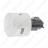 Bouton de thermostat inox 3550437184