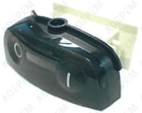 Interruptor gris oscuro de 4 polos