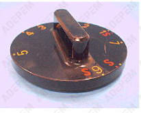 Botón programador 1 a 7 marrón