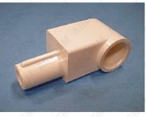 Tapón blanco recto