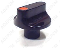 Pulsante elettrico marrone