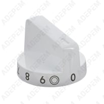 Botón de regulador doble de energía, blanco, 140198372041