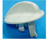 Botón blanco del termostato