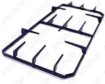 Parrilla de hierro fundido con 2 quemadores