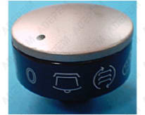 Pomo de horno negro y gris