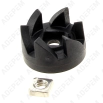 Accionamiento negro + tuerca MS-651346