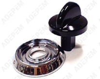 Pomo negro + disco para horno