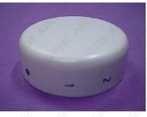 Botón blanco del termostato