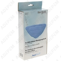 Set di 3 panni in microfibra