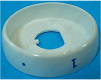 Pulsante bianco disco da 0 a 3