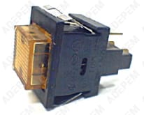 Interruttore arancione a 2 pin