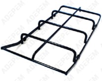 Parrilla central de hierro fundido de 1 quemador