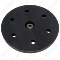 Plato de lija redondo con tornillo btr