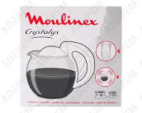 Jarra de cristal blanco