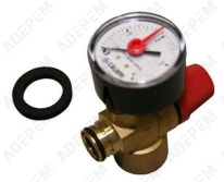 Sicherheitsventil mit Manometer 7099030