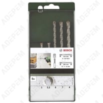 Juego de 5 brocas sds plus de 5 a 10 mm