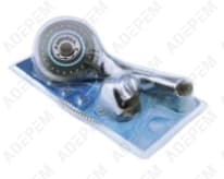 Teleducha cromo 3 chorros + flexo