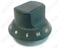 Botón negro del temporizador