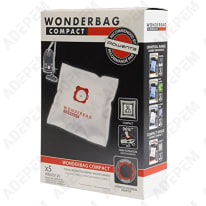 wonderbag bolsas compactas, juego de 5 wb305120