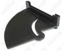 Pómulo izquierdo marrón