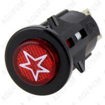 Interruptor de encendido rojo