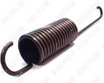 Muelle suspensión cazoleta izquierda l=180