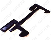 Gancho de doble puerta