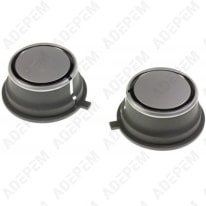 Botones de control grises (2)