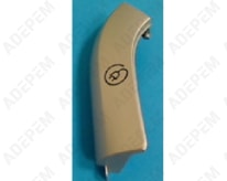 Pedal recto plateado