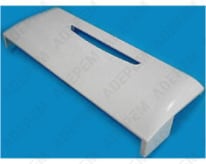 Frontale del cassetto bianco