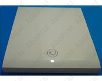 Puerta de secadora blanca