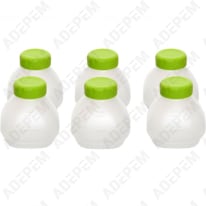 Botellas + tapones, 6 xf102000