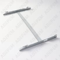 Staffa a parete, modello a zoccolo 500w, 098227