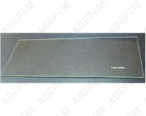 Estante de cristal 446x180 bandeja para verduras