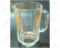 Vaso de cristal desnudo