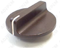 Botón de encendido marrón