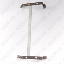 Soporte de pared gris + cerraduras, 083315