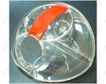 Depósito con asa roja