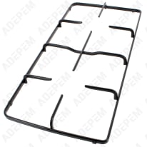 Parrilla de hierro fundido con 2 quemadores a la izquierda 3428117018