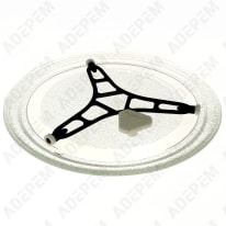 Plato giratorio d=245 + soporte