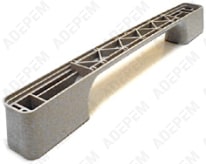 Maniglia grigia e=268 congelatore