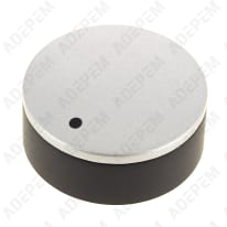 Botón negro y gris 9h c00112485