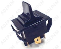 Interruptor negro de 4 polos 512710