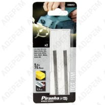 Cuchillas de cepillo 75,5 mm por 2 tct/hm