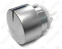 Botón gris del temporizador