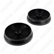 Filtro de carbón por 2 tipo 145 d=146x30mm