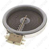 Calefactor radiante 1200w d=165, 10.54111.004 3740635218