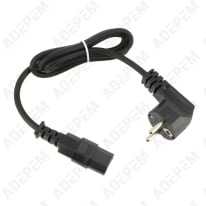 Cable de alimentación negro 1m ts-01020680